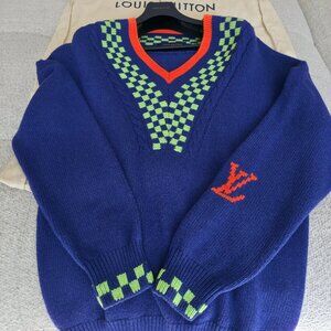 Louis Vuitton Multi Color Sweater beautiful Virgil Abloh collection item